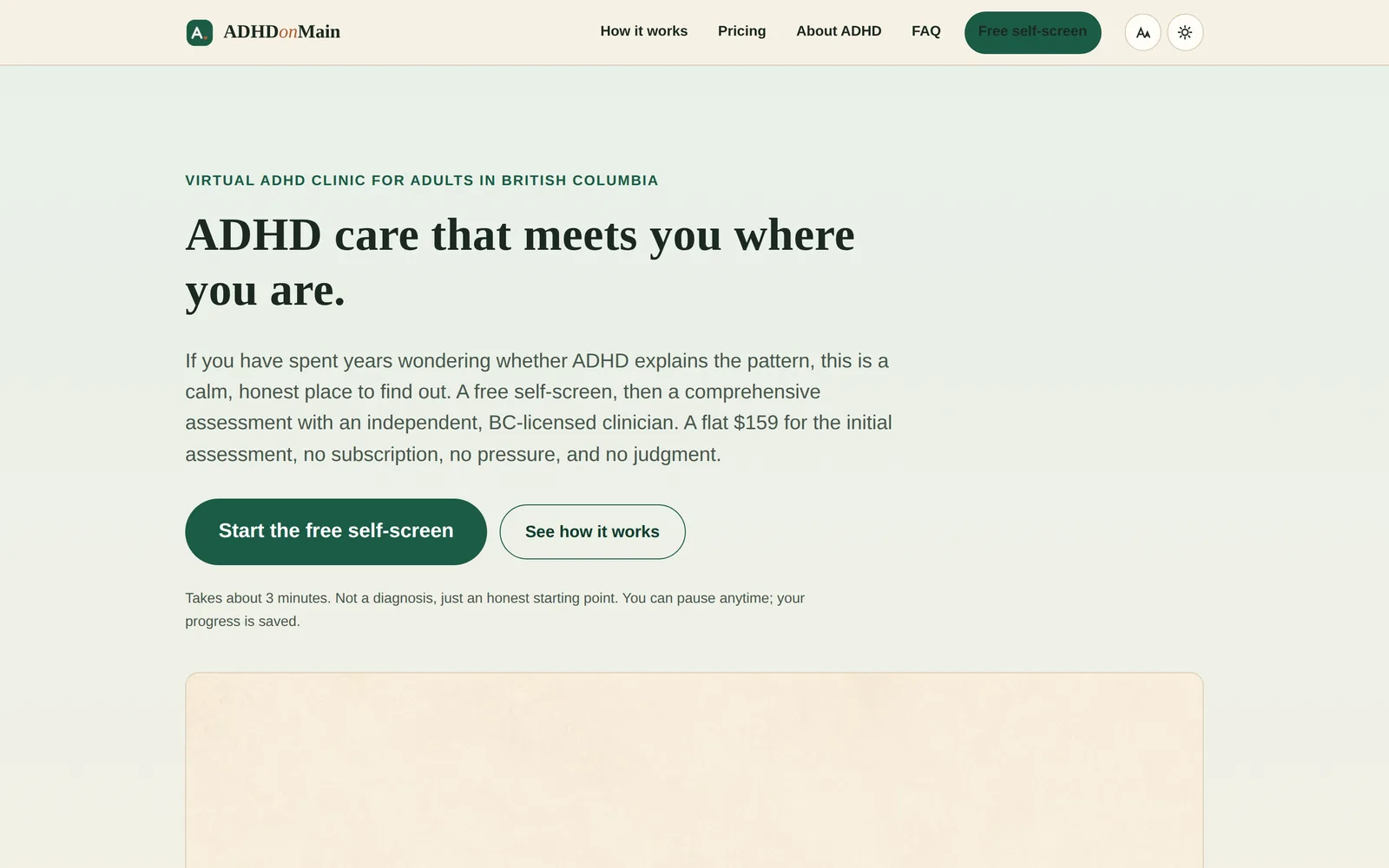 ADHD on Main: Home