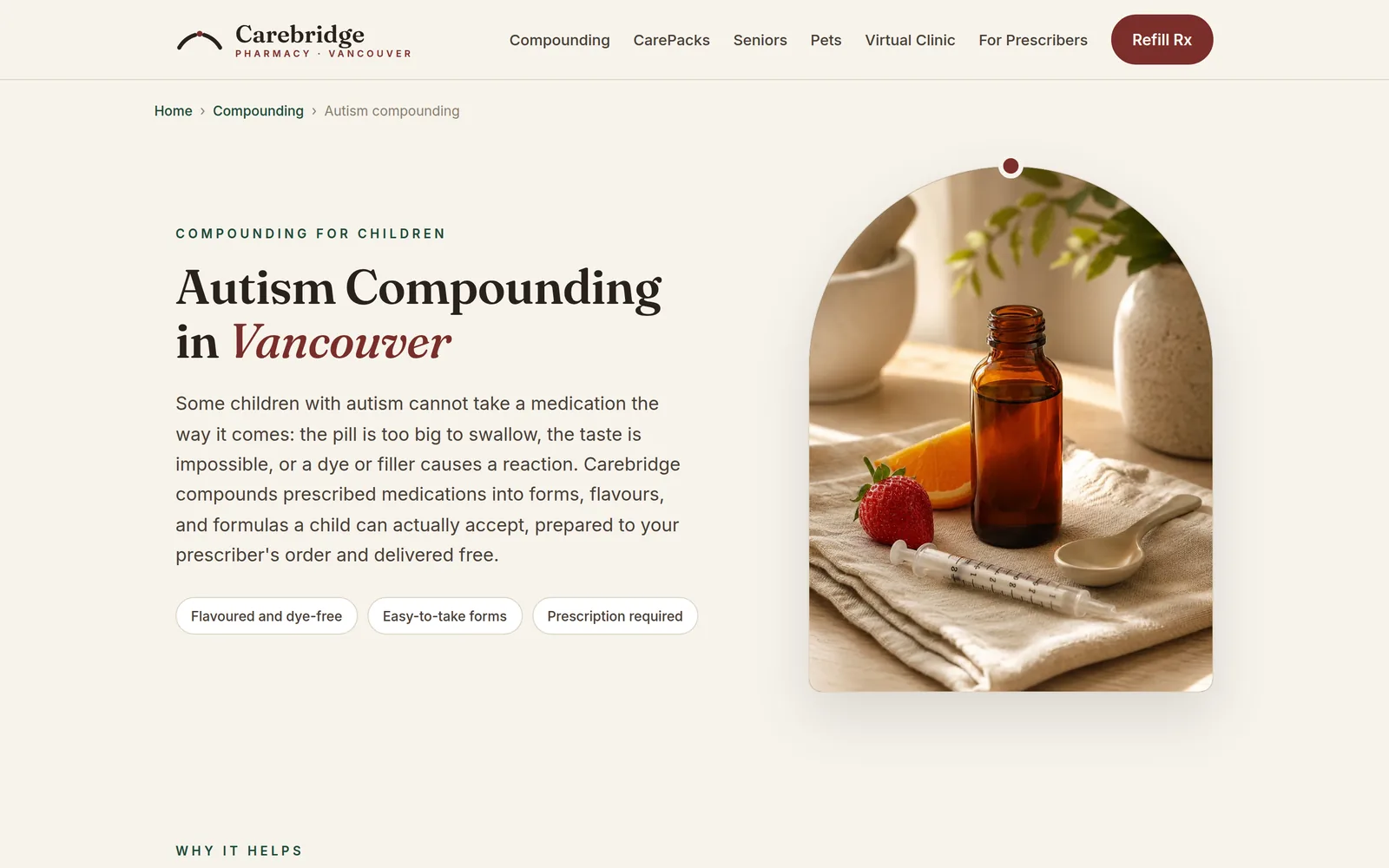 Carebridge Pharmacy: Paediatric compounding