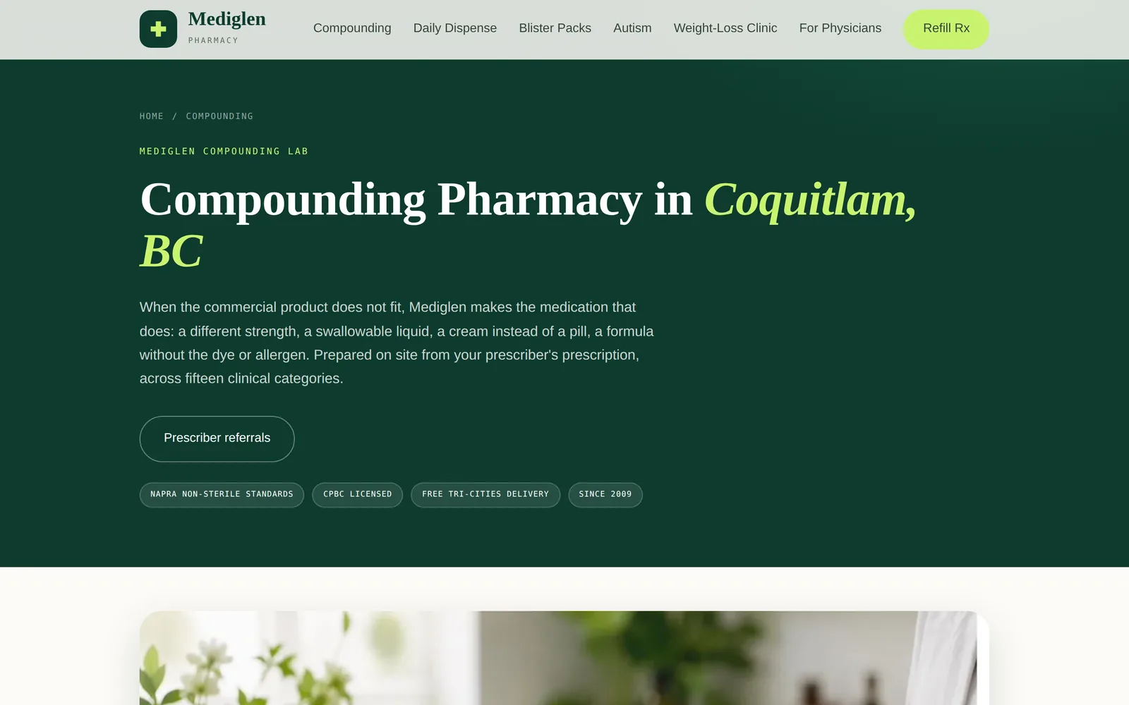 Mediglen Pharmacy and Compounding: Compounding