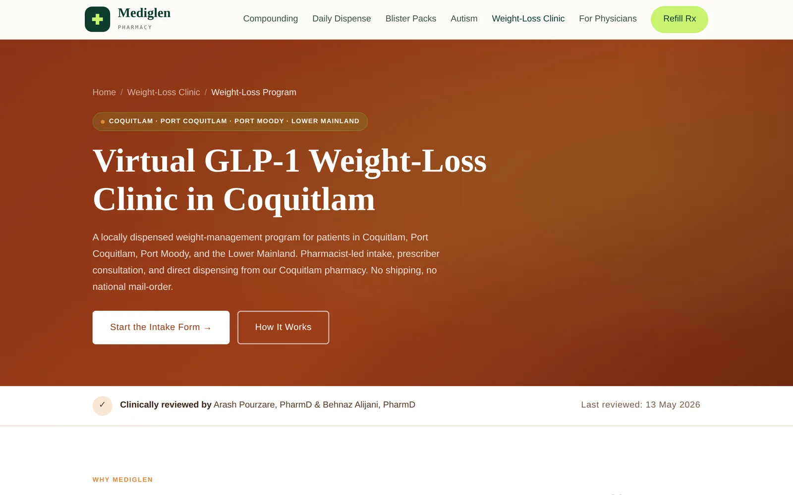 Mediglen Pharmacy and Compounding: Weight management