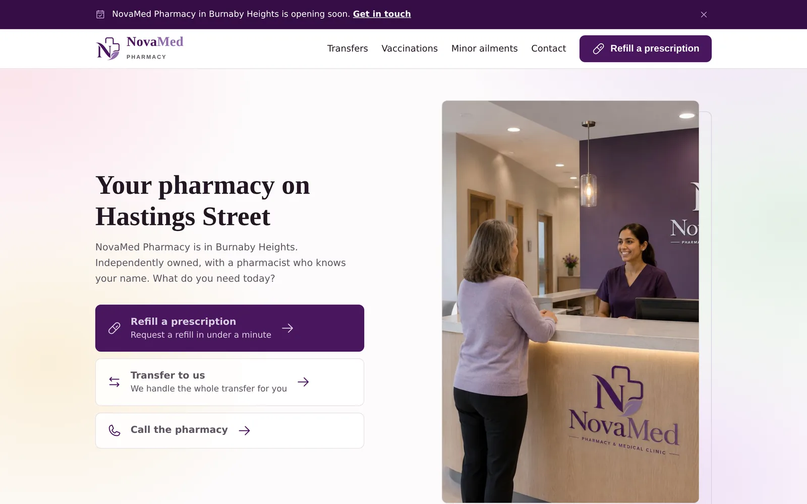 NovaMed Pharmacy: Home